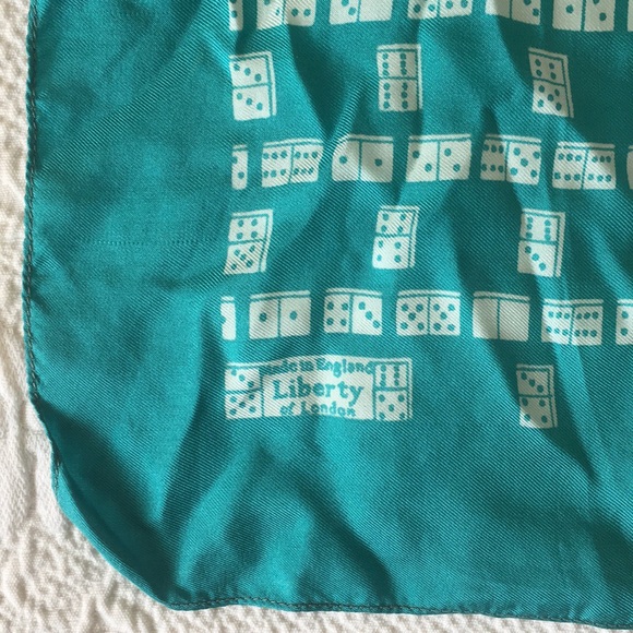 Vintage Liberty Domino Print scarf - Picture 2 of 4